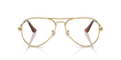 Anteojos Ópticos Ray-Ban RX3925V Aviator Max Arista Dorado