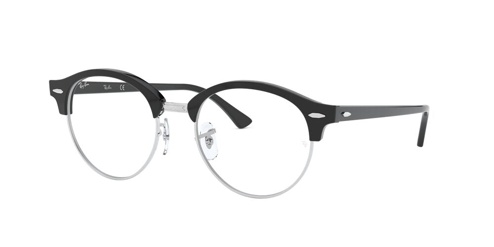 Anteojos Ópticos Ray-Ban 0RX4246V Clubround Negro