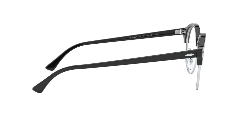 Anteojos Ópticos Ray-Ban 0RX4246V Clubround Negro