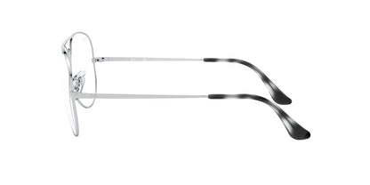 Anteojos Ópticos Ray-Ban 0RX6489 Aviator Plateado