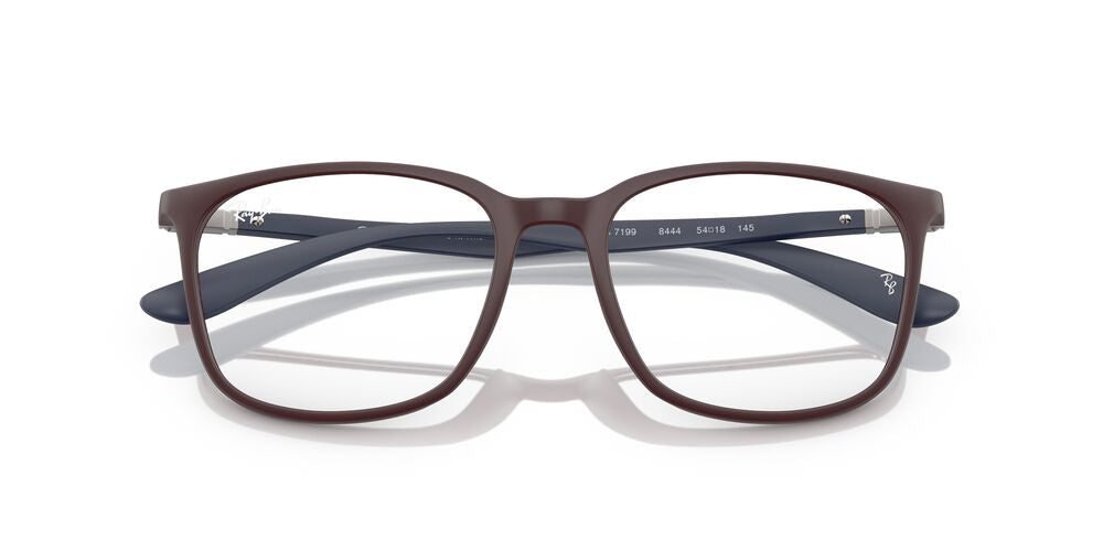 Anteojos Ópticos Ray-Ban RX7199 Matte Dark Violet Violeta