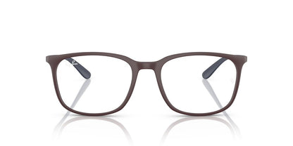 Anteojos Ópticos Ray-Ban RX7199 Matte Dark Violet Violeta