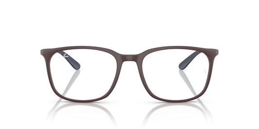 Anteojos Ópticos Ray-Ban RX7199 Matte Dark Violet Violeta