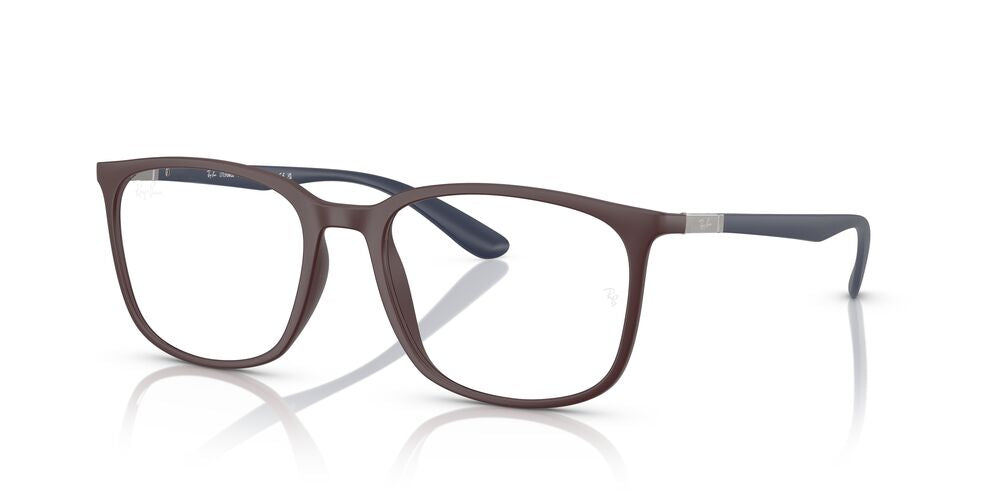 Anteojos Ópticos Ray-Ban RX7199 Matte Dark Violet Violeta