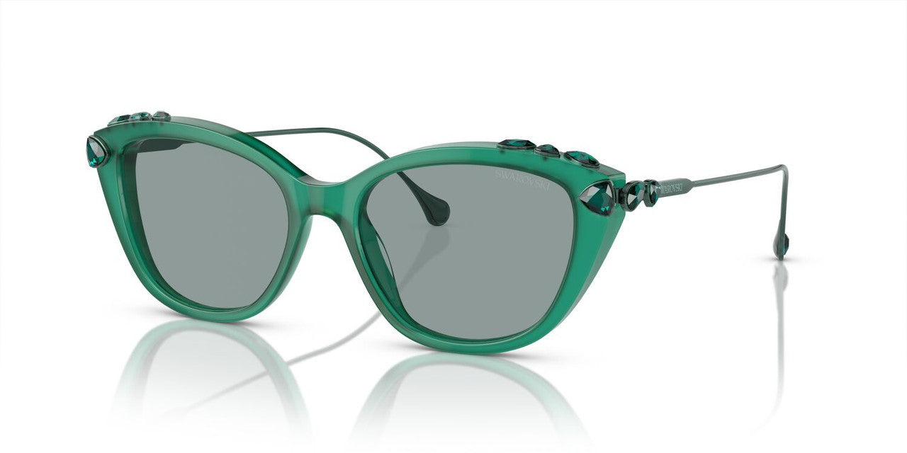 Anteojos De Sol Swarovski 0SK6010 Verde/Gris