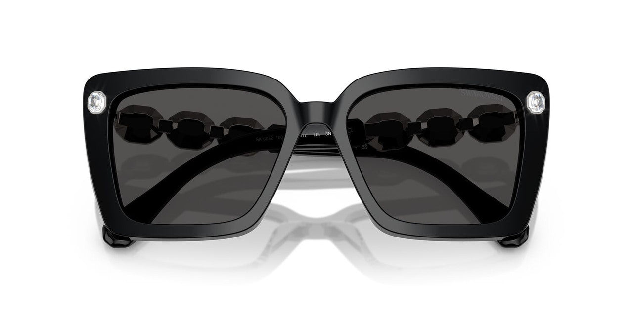Anteojos De Sol Swarovski 0SK6032 Negro/Gris