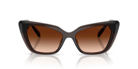 Anteojos De Sol Swarovski SK6047 Transparent Brown Brown Gradient
