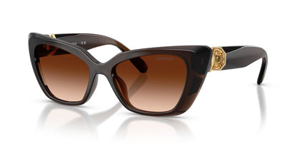 Anteojos De Sol Swarovski SK6047 Transparent Brown Brown Gradient