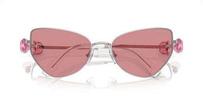 Anteojos De Sol Swarovski 0SK7003 Plateado/Rosa