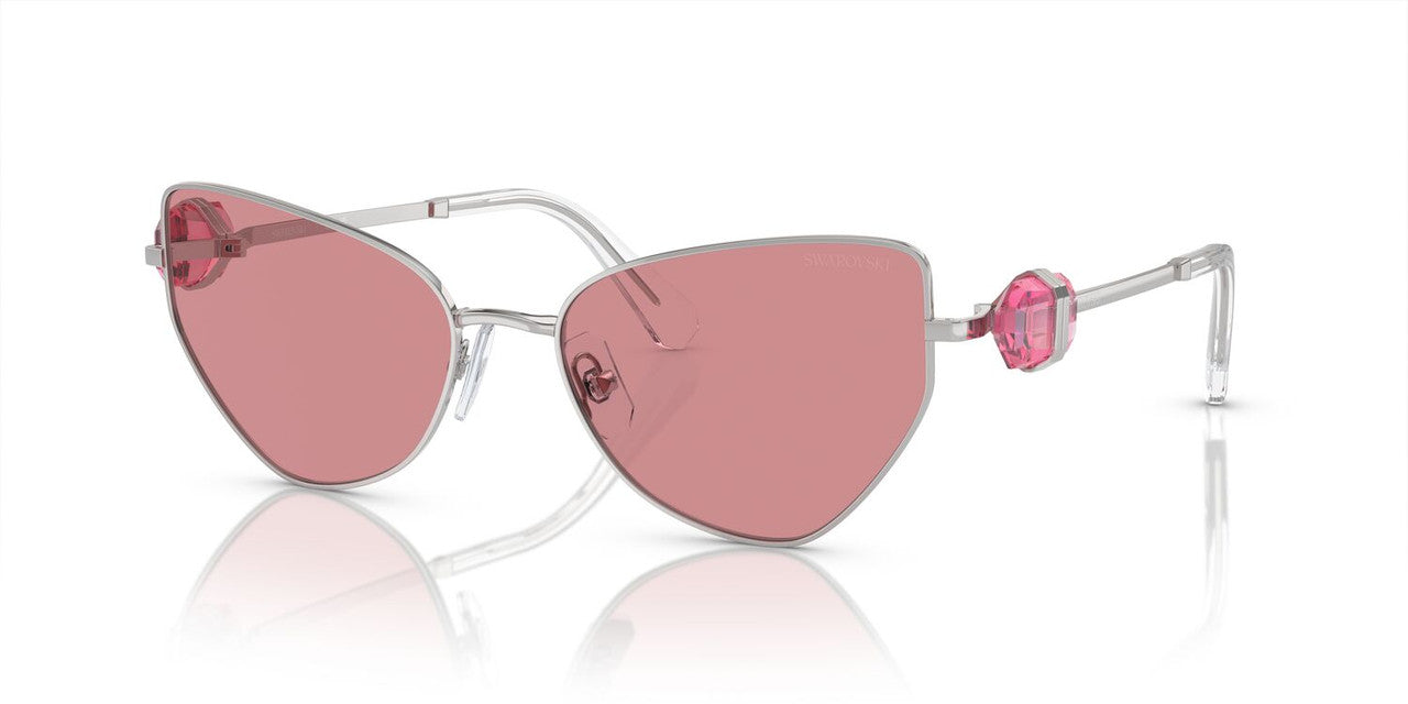 Anteojos De Sol Swarovski 0SK7003 Plateado/Rosa