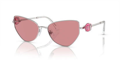 Anteojos De Sol Swarovski 0SK7003 Plateado/Rosa