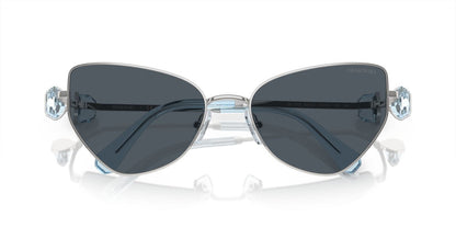 Anteojos De Sol Swarovski 0SK7003 Plateado/Gris