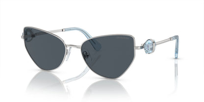 Anteojos De Sol Swarovski 0SK7003 Plateado/Gris