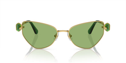 Anteojos De Sol Swarovski 0SK7003 Dorado/Verde