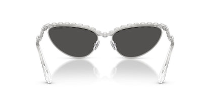 Anteojos De Sol Swarovski 0SK7030 Plateado/Gris