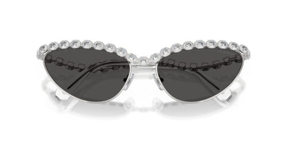 Anteojos De Sol Swarovski 0SK7030 Plateado/Gris
