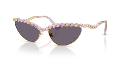 Anteojos De Sol Swarovski SK7030 Violeta/Dorado