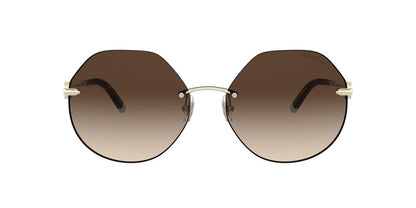 Anteojos De Sol Tiffany 0TF3077 Dorado/Café