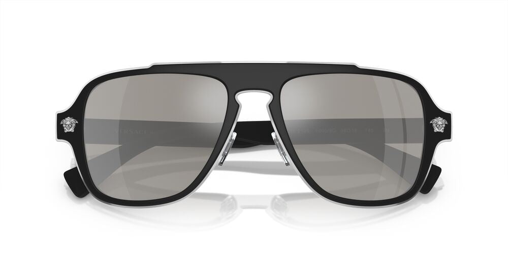 Anteojos De Sol Versace 0VE2199 - Gris/Negro