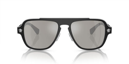 Anteojos De Sol Versace 0VE2199 - Gris/Negro