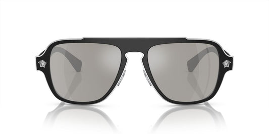 Anteojos De Sol Versace 0VE2199 - Gris/Negro