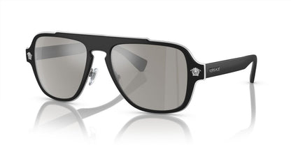 Anteojos De Sol Versace 0VE2199 - Gris/Negro