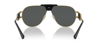 Anteojos De Sol Versace 0VE2252 Gris/Dorado