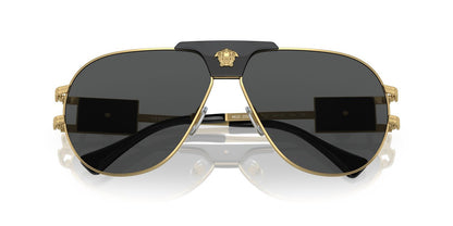 Anteojos De Sol Versace 0VE2252 Gris/Dorado