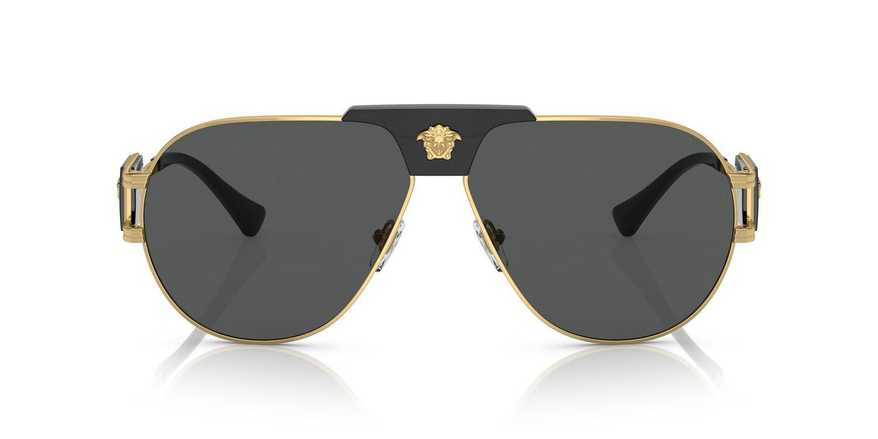 Anteojos De Sol Versace 0VE2252 Gris/Dorado