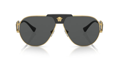 Anteojos De Sol Versace 0VE2252 Gris/Dorado