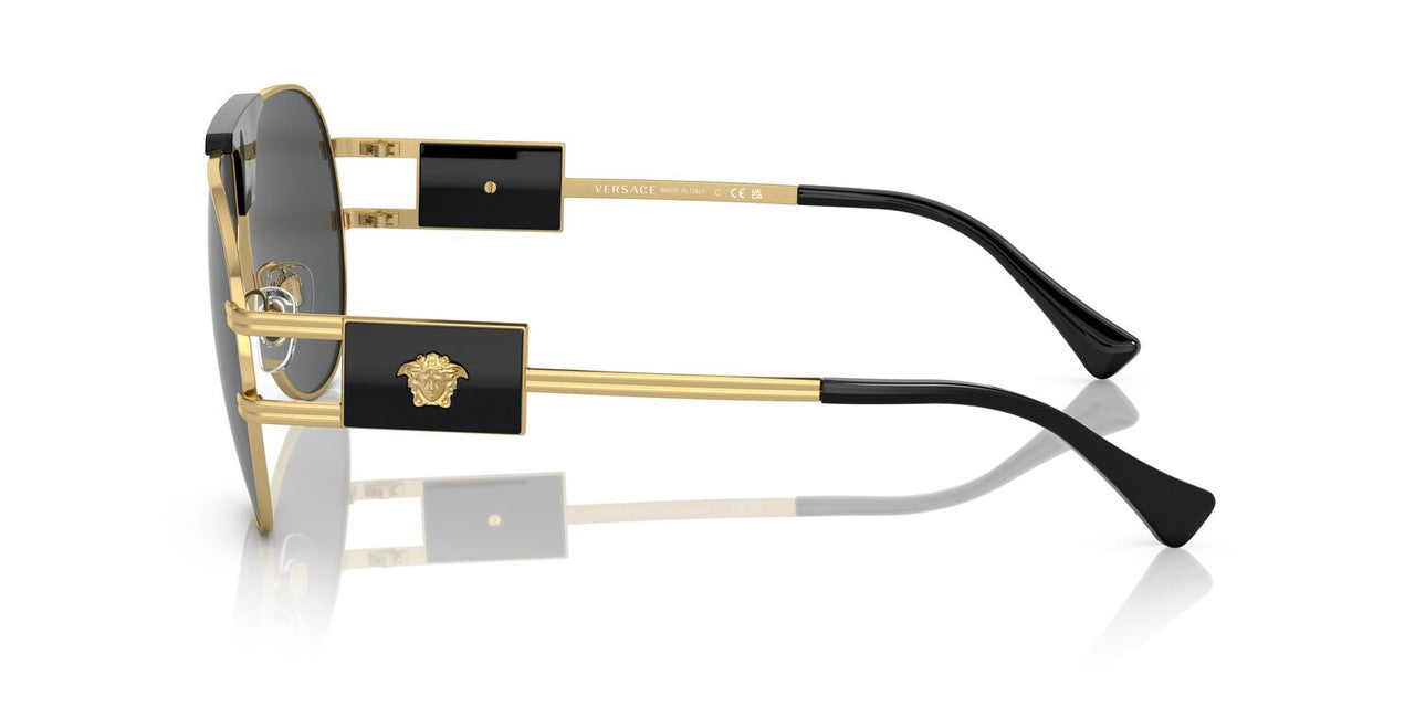 Anteojos De Sol Versace 0VE2252 Gris/Dorado