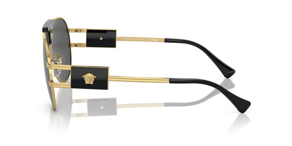 Anteojos De Sol Versace 0VE2252 Gris/Dorado