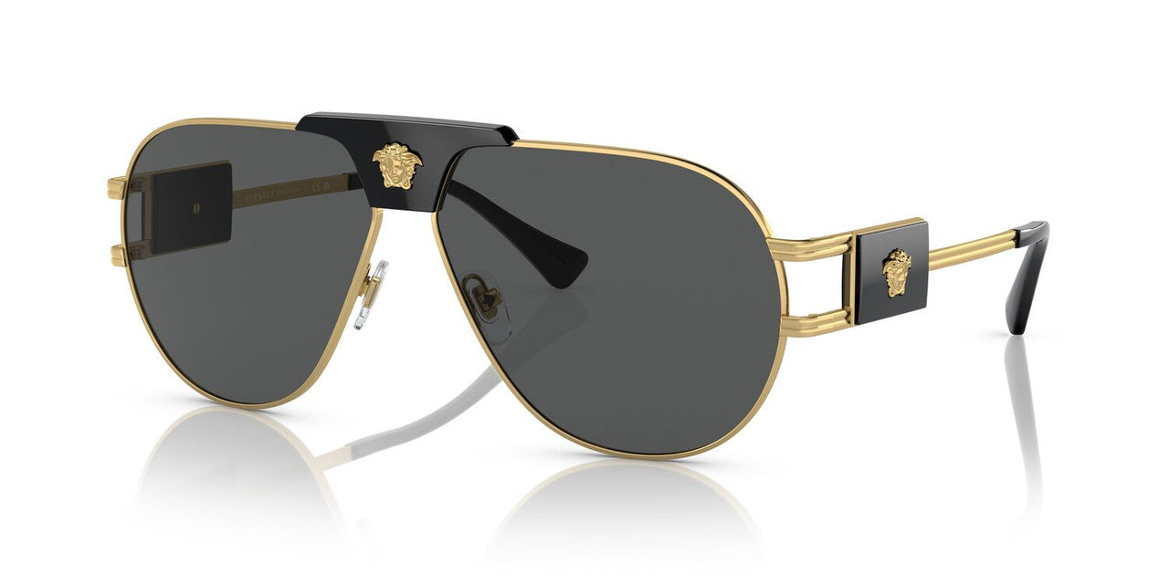 Anteojos De Sol Versace 0VE2252 Gris/Dorado