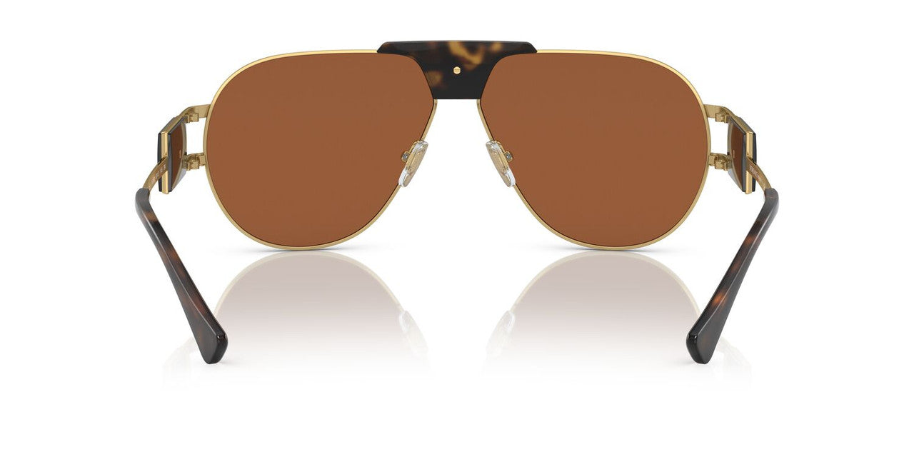 Anteojos De Sol Versace 0VE2252 Café/Dorado