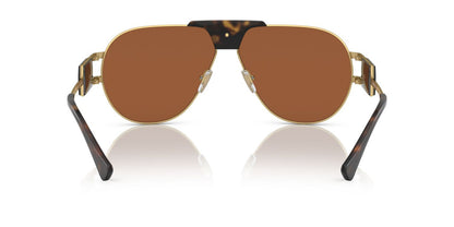 Anteojos De Sol Versace 0VE2252 Café/Dorado