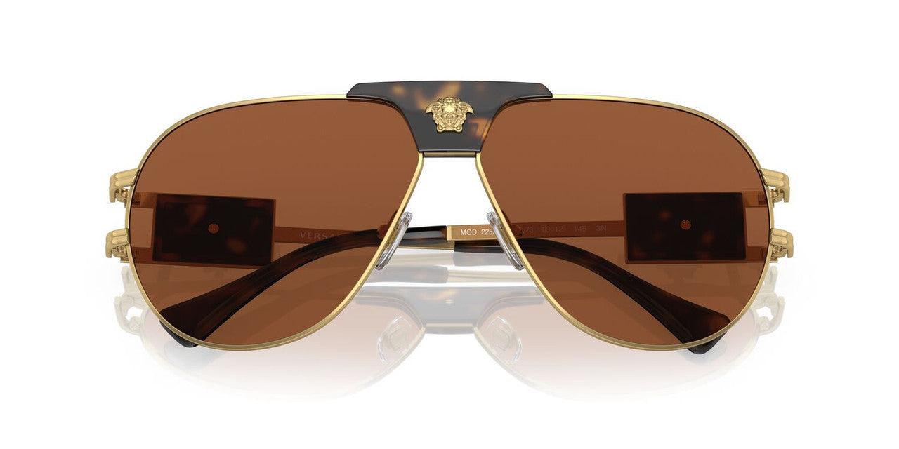 Anteojos De Sol Versace 0VE2252 Café/Dorado