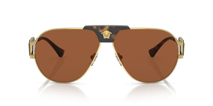 Anteojos De Sol Versace 0VE2252 Café/Dorado