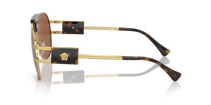 Anteojos De Sol Versace 0VE2252 Café/Dorado