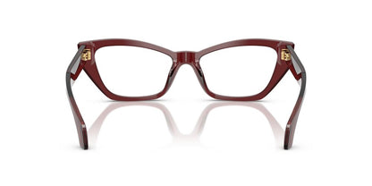 Anteojos Ópticos Versace VE3373U Transparent Bordeaux Burdeo