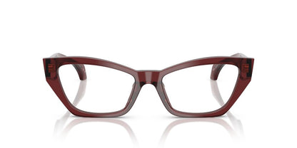 Anteojos Ópticos Versace VE3373U Transparent Bordeaux Burdeo