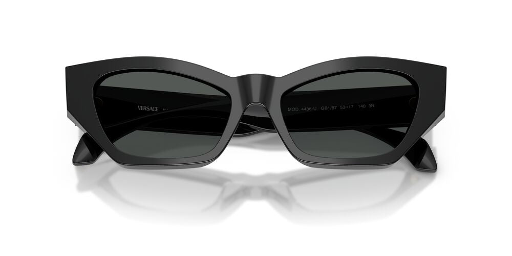 Anteojos De Sol Versace VE4488U Black Dark Grey Gris/Negro