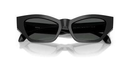 Anteojos De Sol Versace VE4488U Black Dark Grey Gris/Negro