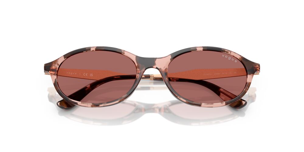 Anteojos De Sol Vogue VO5625S Rose Havana Dark Violet Burdeos/Havana
