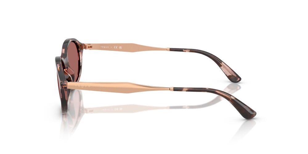 Anteojos De Sol Vogue VO5625S Rose Havana Dark Violet Burdeos/Havana