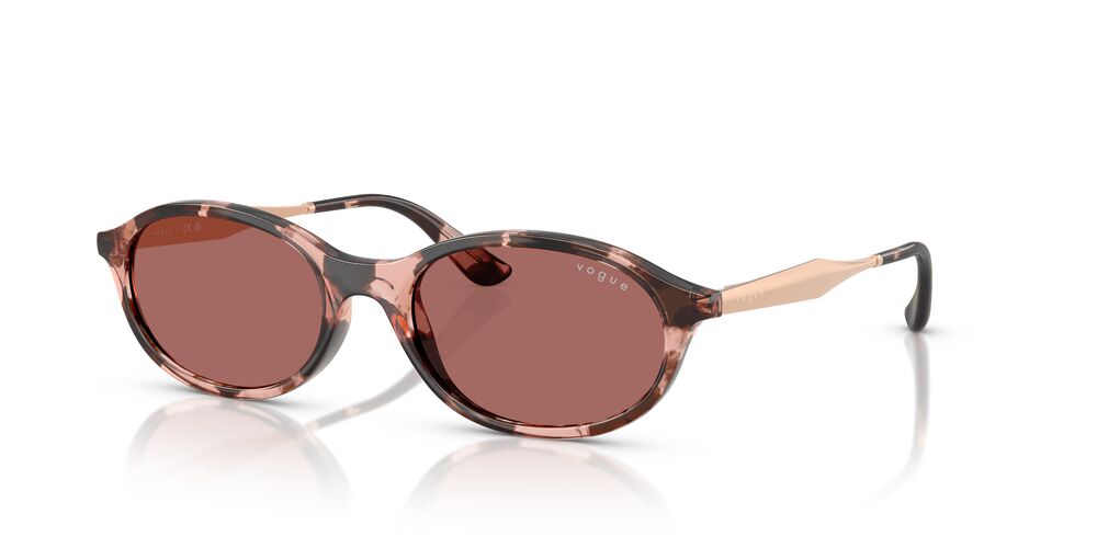 Anteojos De Sol Vogue VO5625S Rose Havana Dark Violet Burdeos/Havana