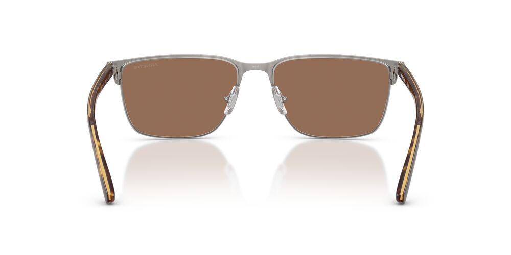 Anteojos De Sol Arnette 0AN3094 Hampere Brushed Gunmetal Dark Brown Café/Gris