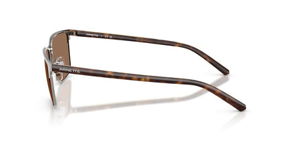 Anteojos De Sol Arnette 0AN3094 Hampere Brushed Gunmetal Dark Brown Café/Gris