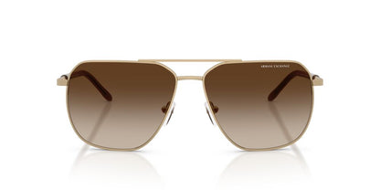 Anteojos De Sol Armani Exchange 0AX2057S Café/Dorado
