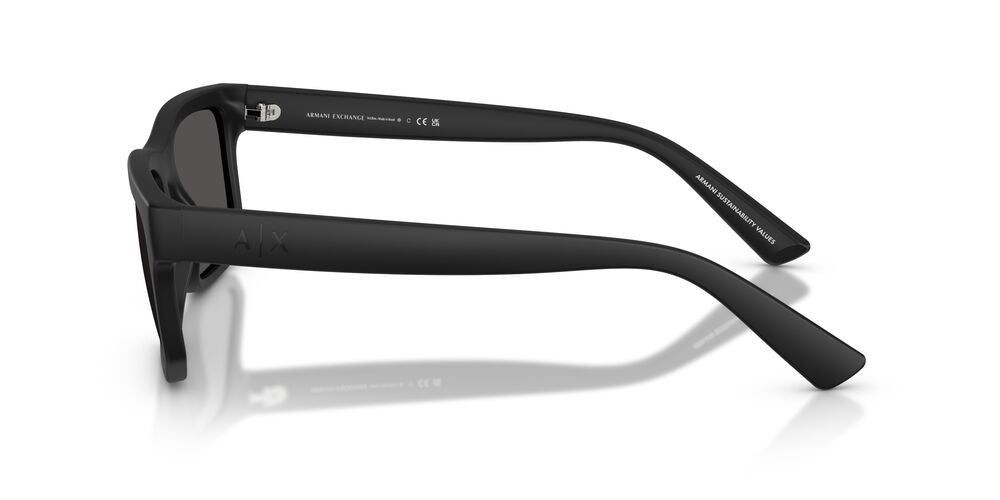 Anteojos De Sol Armani Exchange 0AX4165S Matte Black Dark Grey Gris/Negro