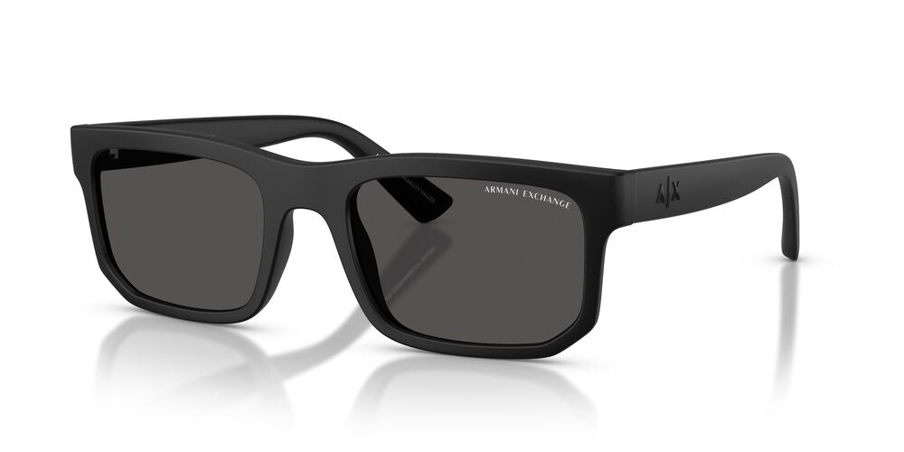Anteojos De Sol Armani Exchange 0AX4165S Matte Black Dark Grey Gris/Negro
